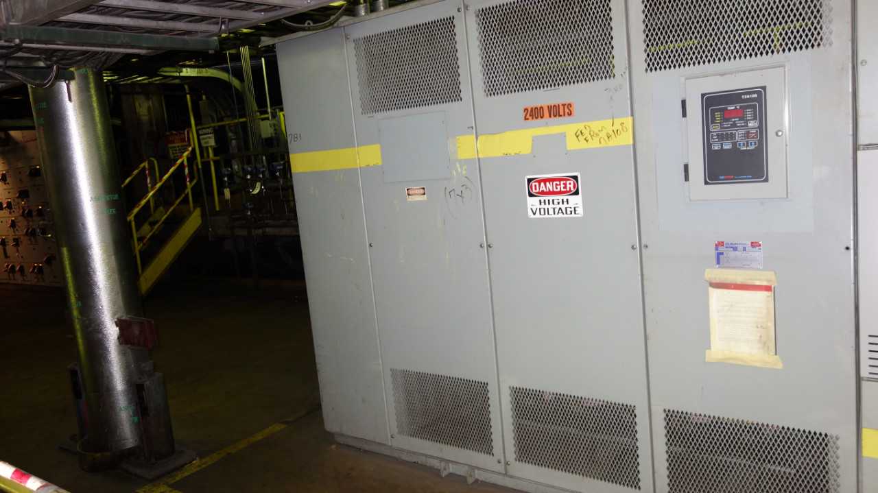 LOT OF 2 ALLIS CHALMERS AA/FFA 1500KVA TRANSFORMERS - CONTROL TRANSFORMERS