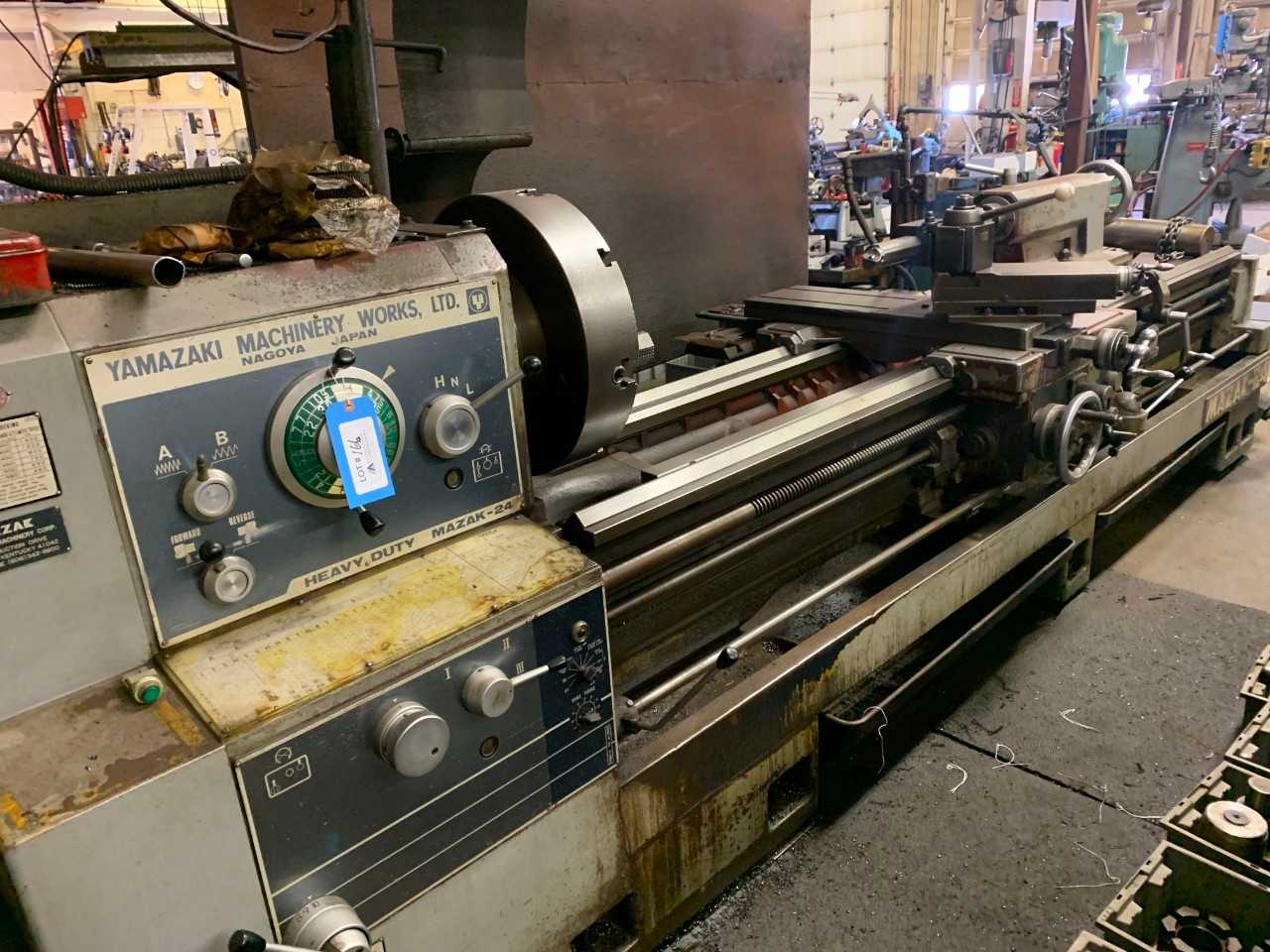 Mazak 24 Engine Lathe 24" x 120" - LATHES