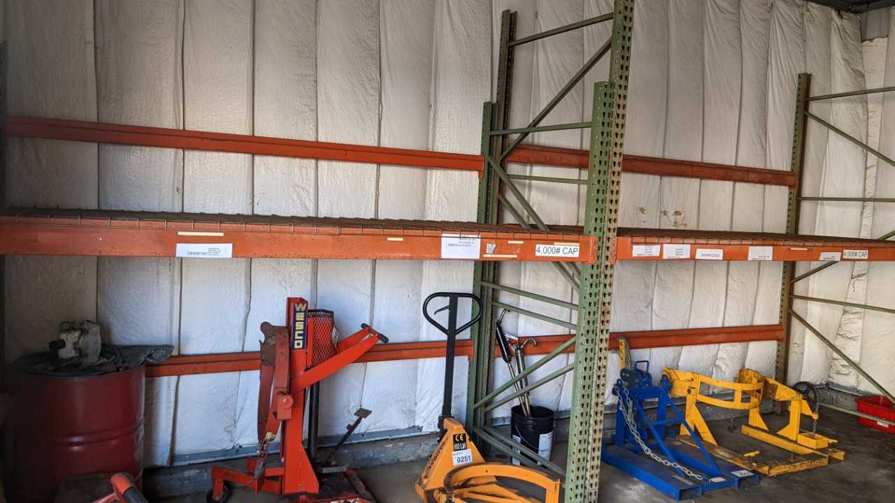 5 sections of pallet racking - PALLET RACKING 5 sections of pallet racking - PALLET RACKING