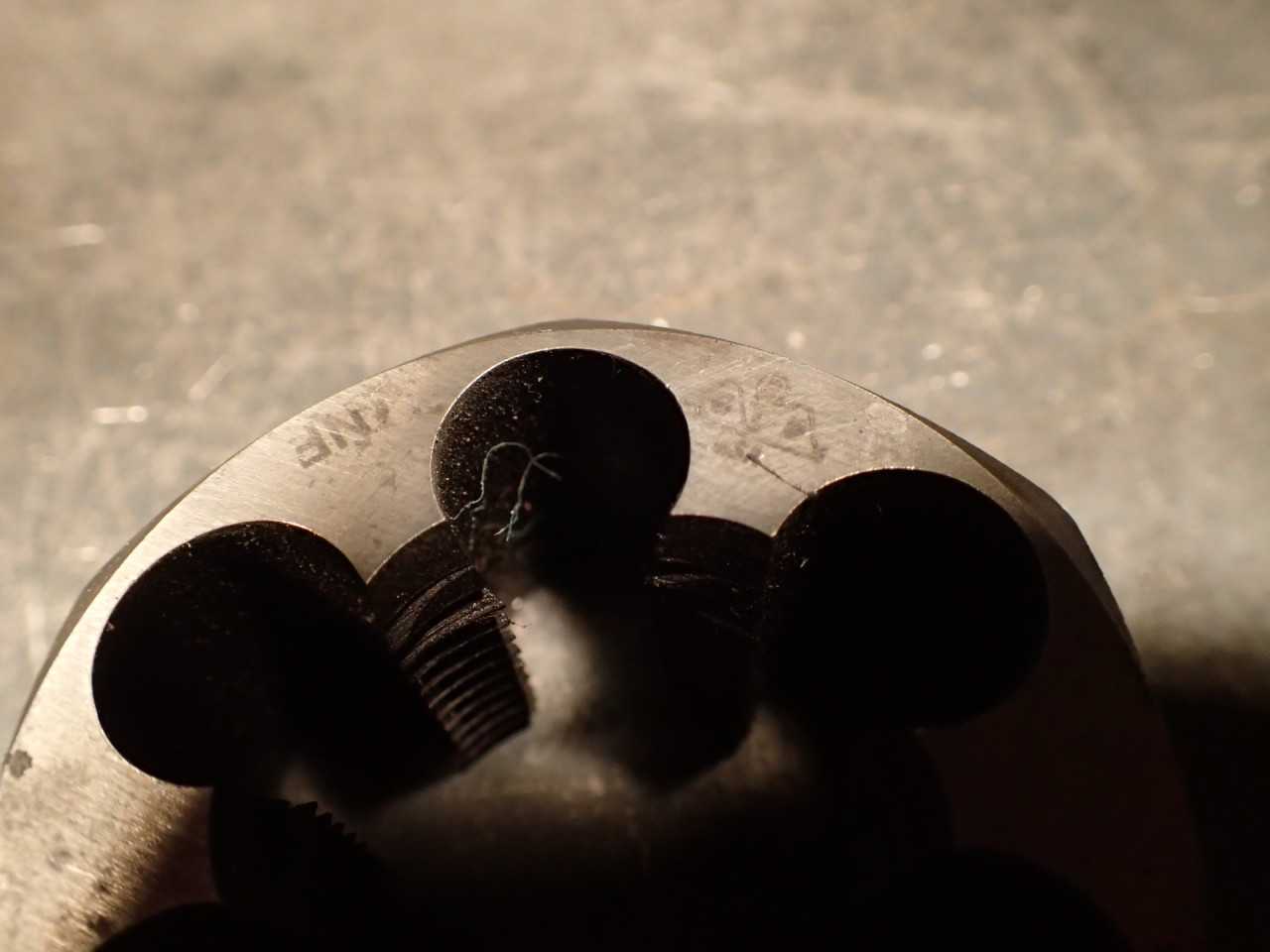 Greenfield 1-1/8" -12 NF Hexagon Body Rethreading Die: 2" Across Flats, USA - END MILLS