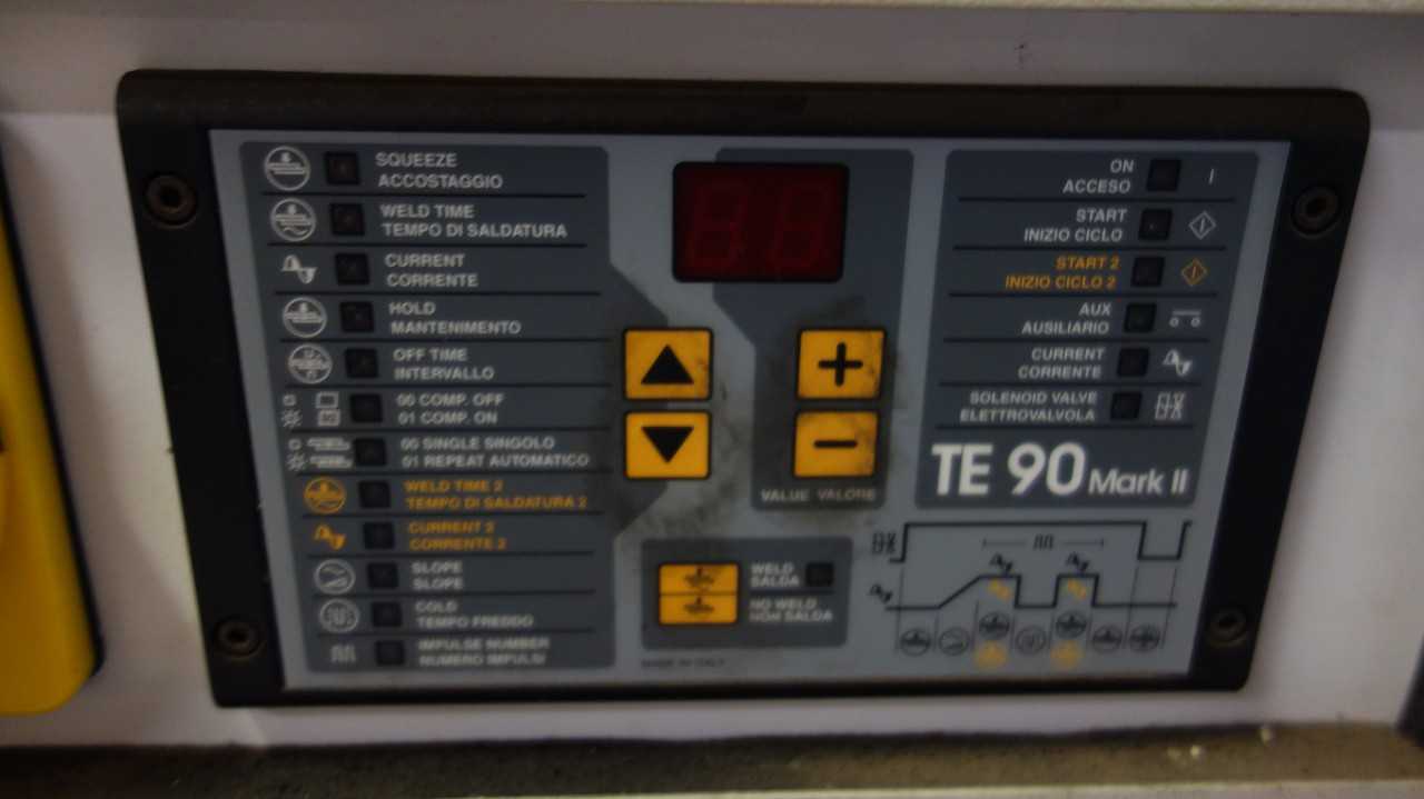 TECNA 4608NA ROCKER ARM SPOT WELDER 50KVA 220/440V-AC - SPOT WELDING MACHINE