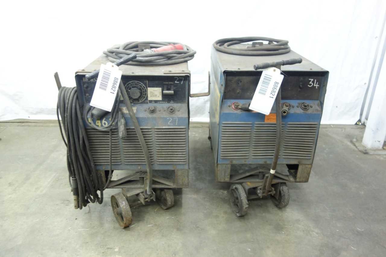 LOT OF 2 MILLER DC ARC WELDING MACHINES - WELDING EQUIPMENT
