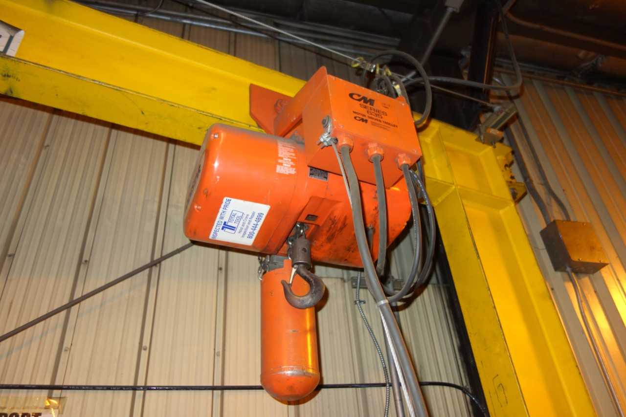DAVID ROUND 1 TON GANTRY W/ CM 635 HOIST - LIFTING EQUIPMENT