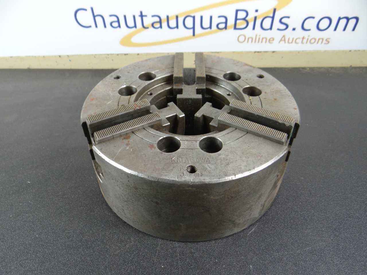 KITAGAWA POWER LATHE CHUCK 8 INCH DIAMETER - MACHINING ACCESSORIES & TOOLING