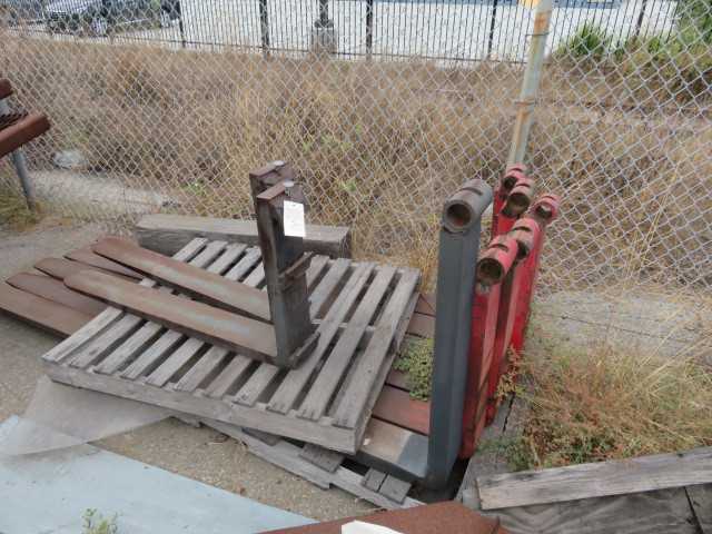 One Lot of  (8) Fork Lift Forks - LIFTING ATTACHMENTS