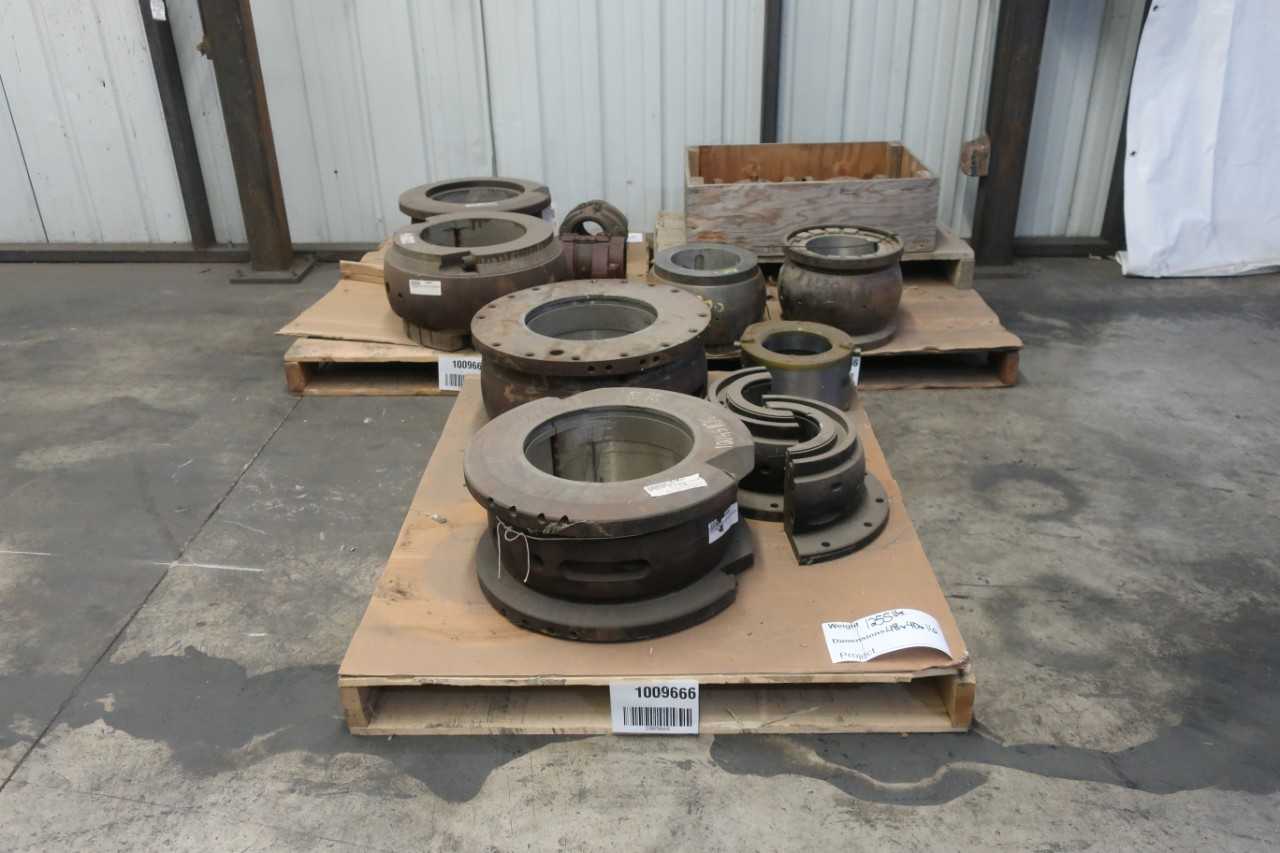 3 PALLETS OF ASSORTED BABBITTED BEARINGS - BEARINGS