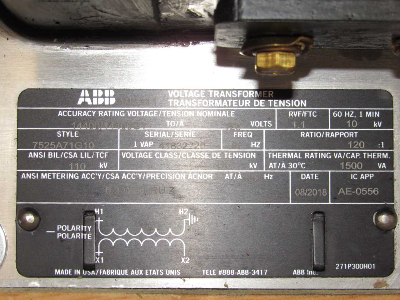 ABB transformer - CONTROL TRANSFORMERS