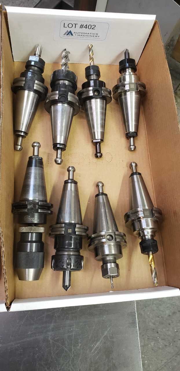 Cat 40 Tool Holders Qty 8 - ELECTRIC POWER TOOLS Cat 40 Tool Holders Qty 8 - ELECTRIC POWER TOOLS