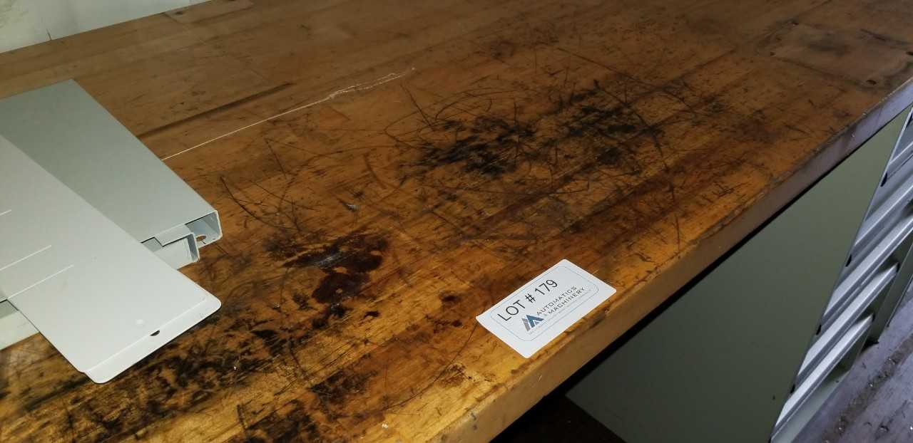 Lista Complete Butcher Block Work Bench No Contents - PLANT & FACILITY