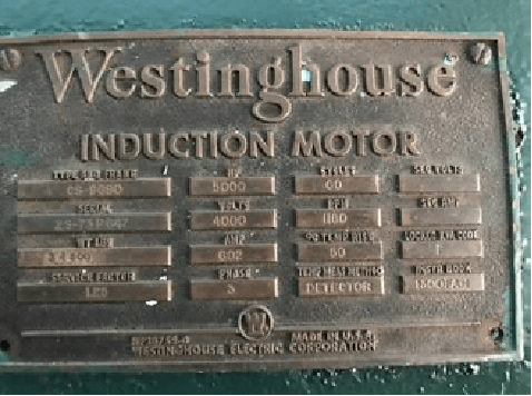 New Westinghouse 5000HP Electric Motor - ELECTRIC MOTORS