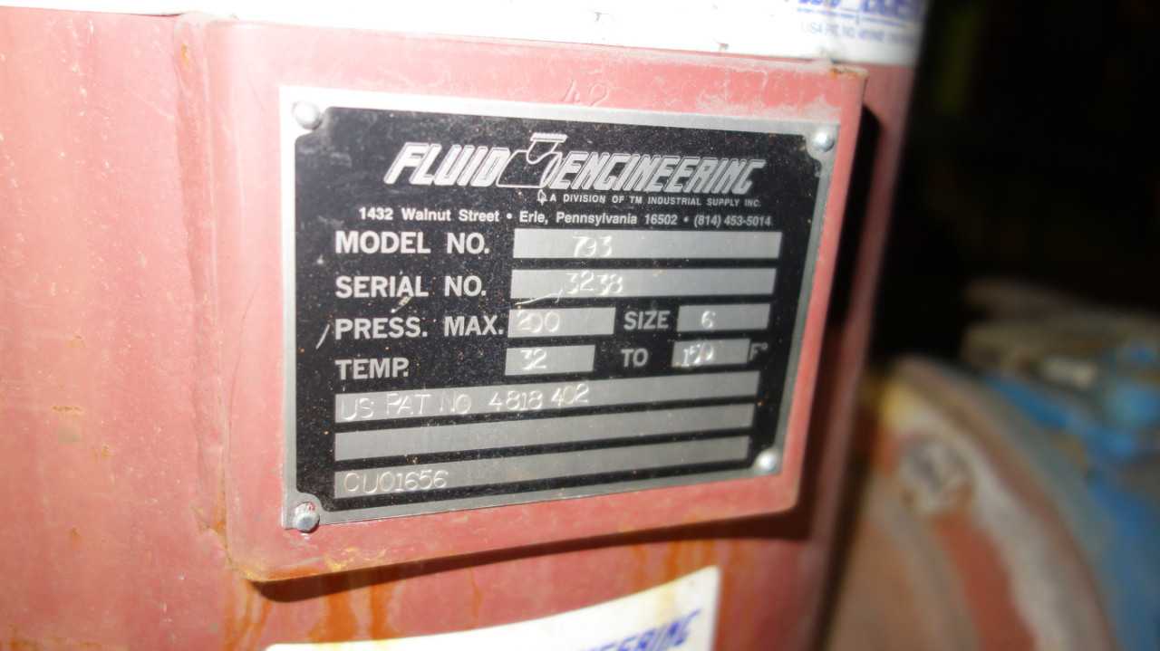 TATE DUPLEX STRAINER, FLUID ENGINEERING 793 STRAINER - POWER TRANSMISSION