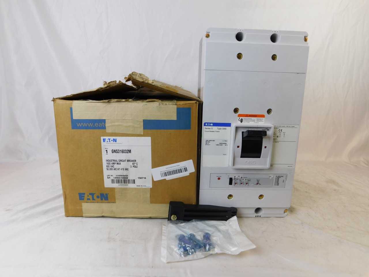 Lot of Quantity 2x GNS316032M 1600A Molded Case Circuit Breakers - CIRCUIT BREAKERS