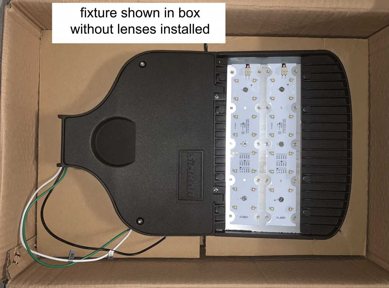 New - Lot of 7 - Simkar SALXS450U1 73W LED Area Parking Lot Lighting Fixture - LIGHTING