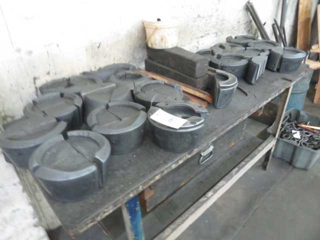 Hufford jaw inserts and table, LOT - MISCELLANEOUS