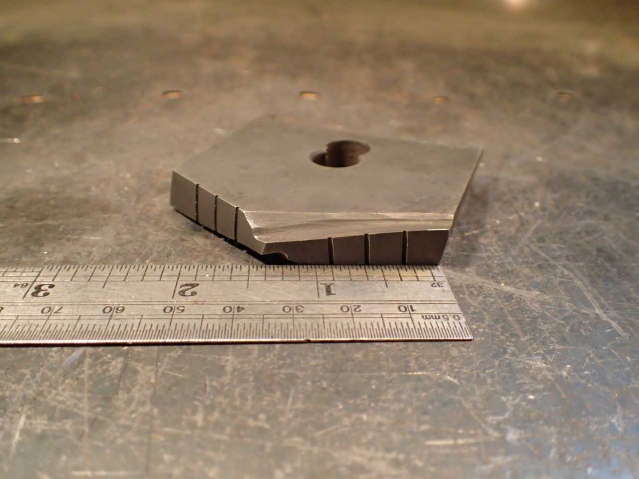 2-1/2" (2.5") Spade Drill Insert: AMEC D Series, Used in Good Condition - MACHINING EQUIPMENT PARTS