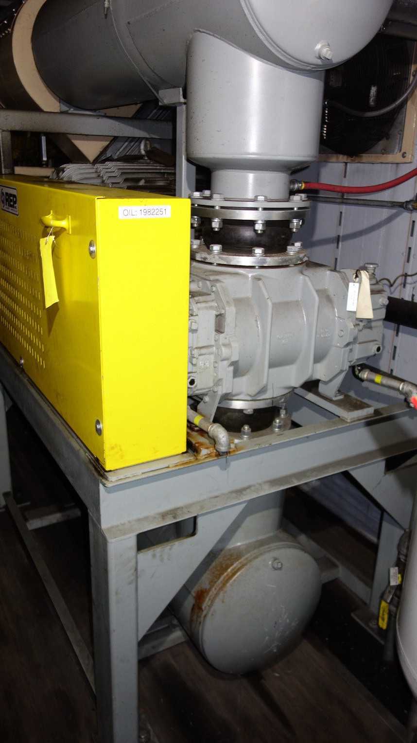 DRESSER ROOTS BALDOR 616 RAM 125HP 460V-AC ROTARY LOBE BLOWER MOTOR - ROTARY LOBE BLOWER