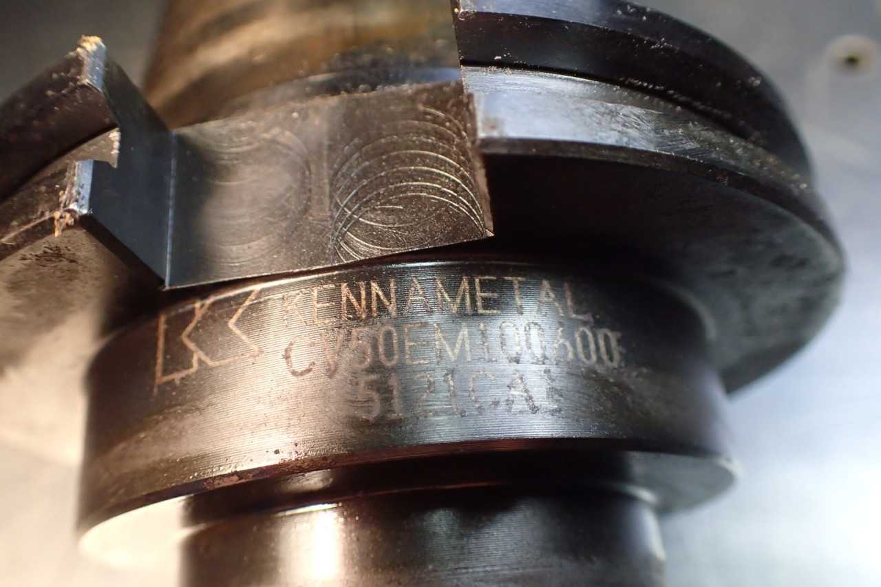 Kennametal CV50EM100600 1" End Mill Tool Holder 6" Extension, CAT-50 Taper Shank - MACHINING ACCESSORIES & TOOLING