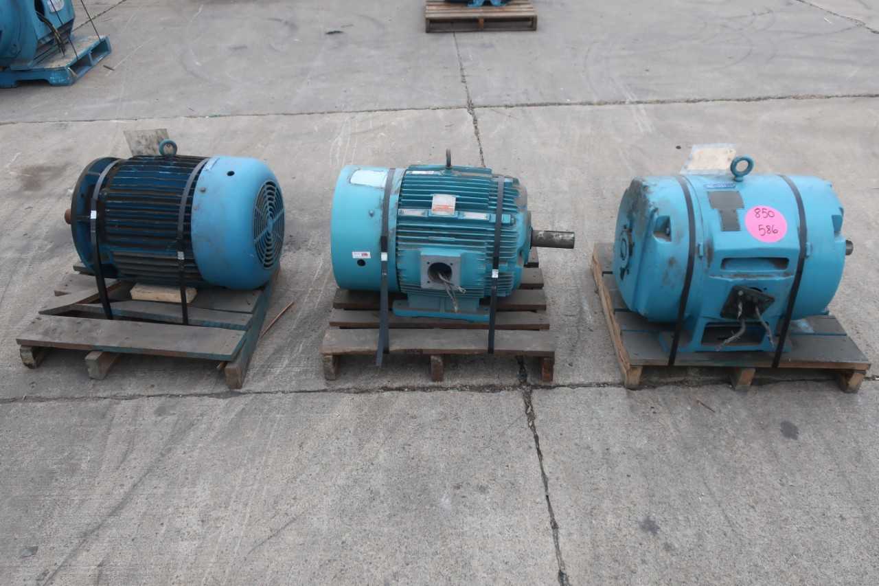 LOT OF 3 ASSORTED ELECTRICAL MOTOR - ELECTRIC MOTORS