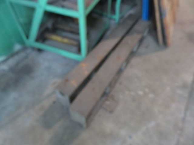 Steel table, cabinets, contents and parallels on floor - MISCELLANEOUS