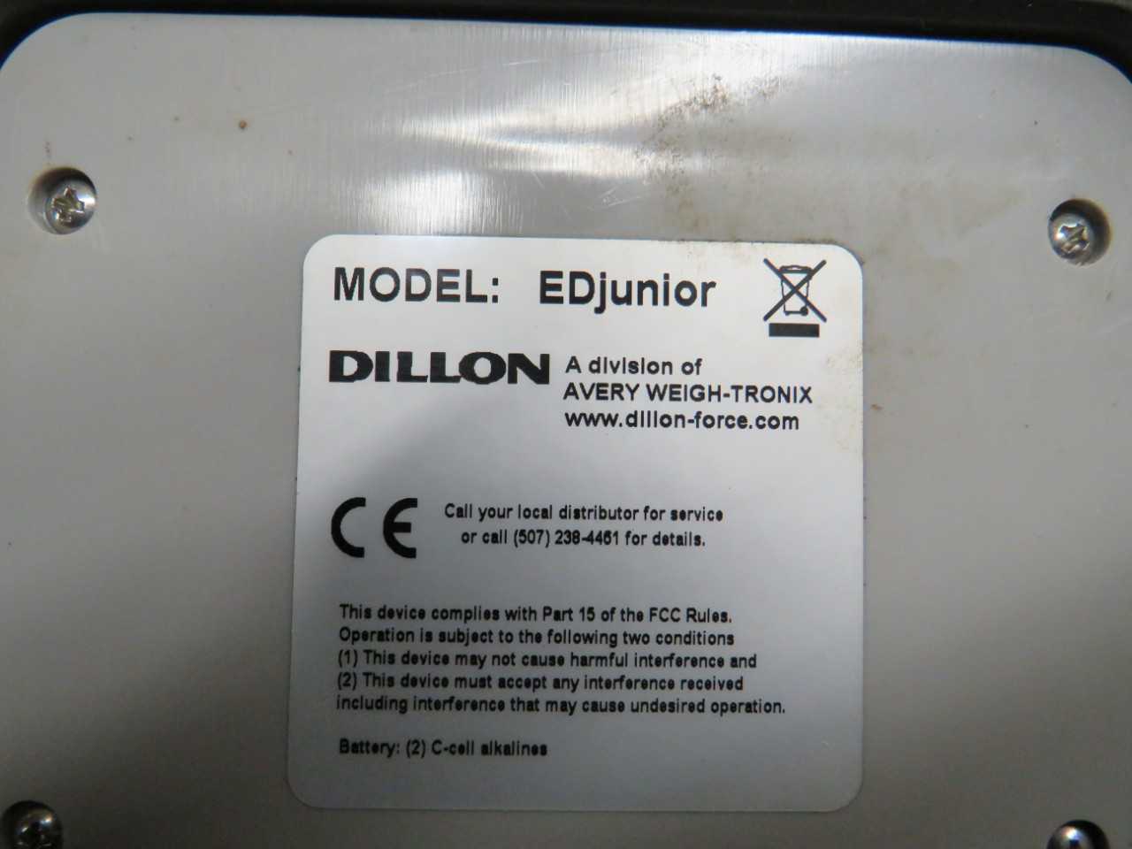 DILLON ED JUNIOR DYNAMOMETER - ELECTRICAL COMPONENTS