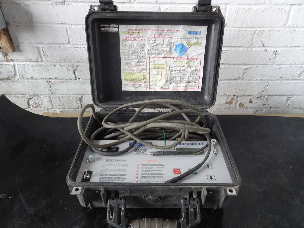 ORION POLY PIPE FUSION MACHINE, TOOL SET W/ HEATER - HVAC EQUIPMENT