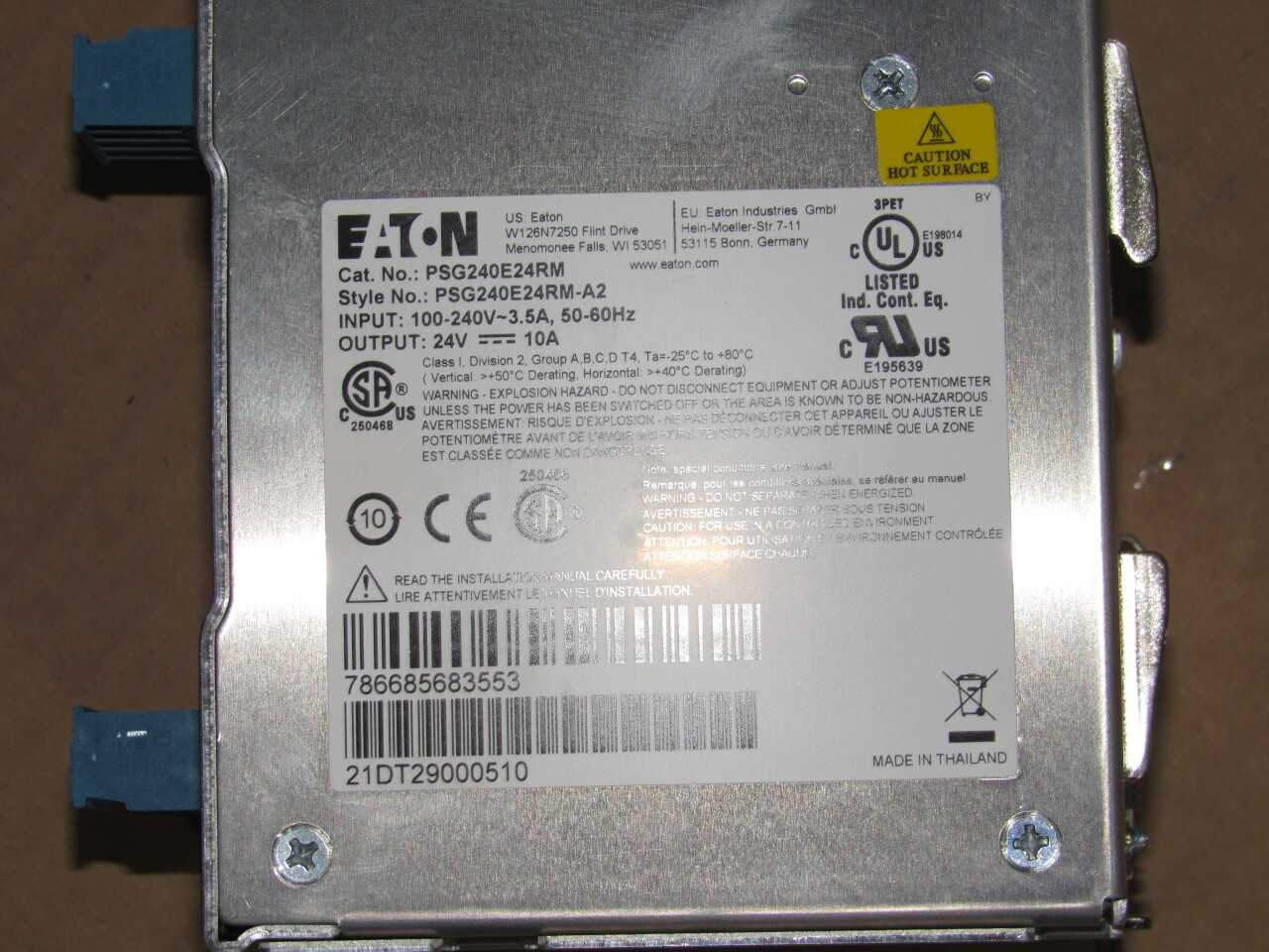 Eaton Misc. Items - ELECTRIC POWER TOOLS
