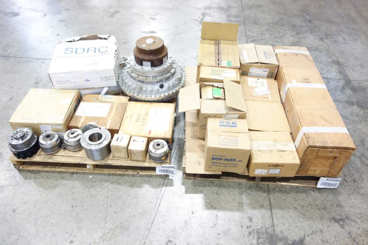 2 PALLETS OF ASSORTED POWER TRANSMISSION - POWER TRANSMISSION