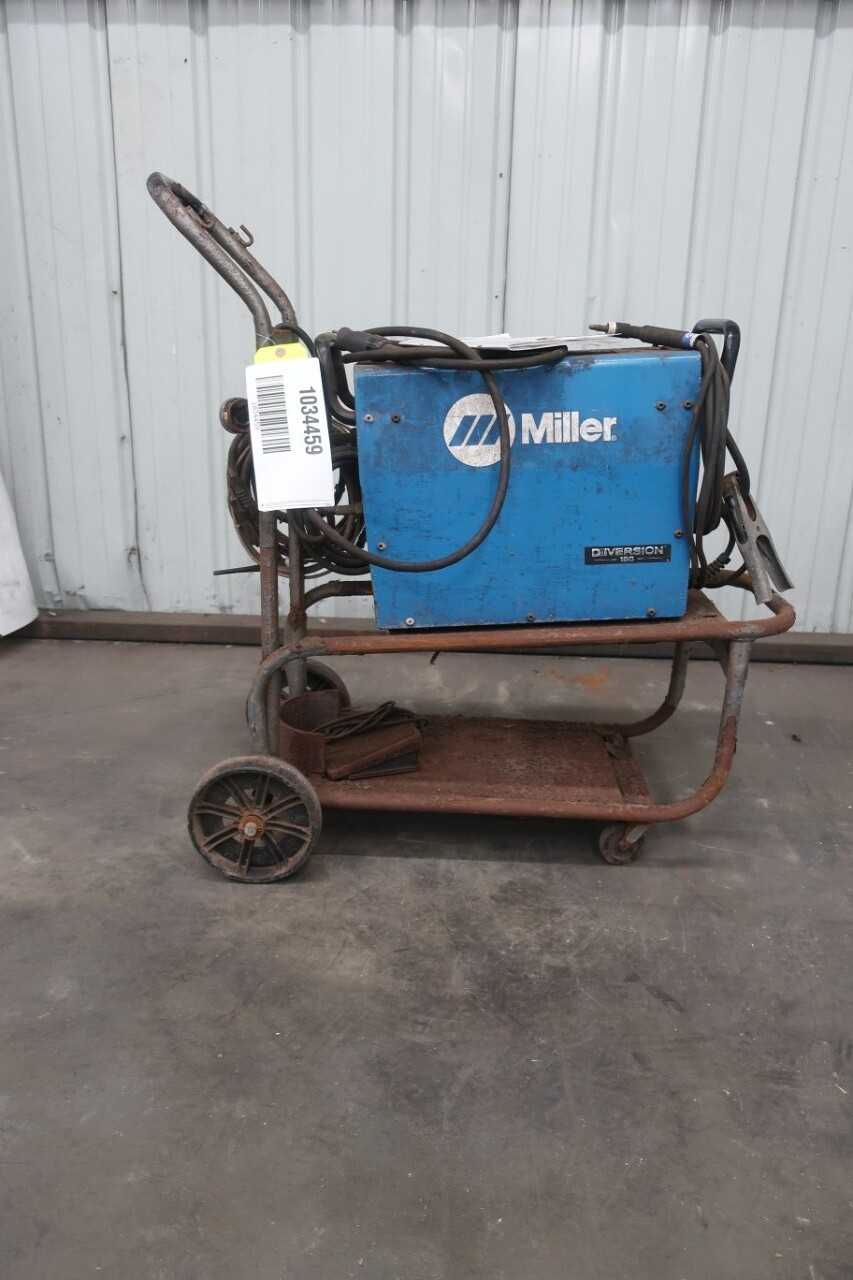 MILLER DIVERSION 180 TIG WELDER - WELDING EQUIPMENT
