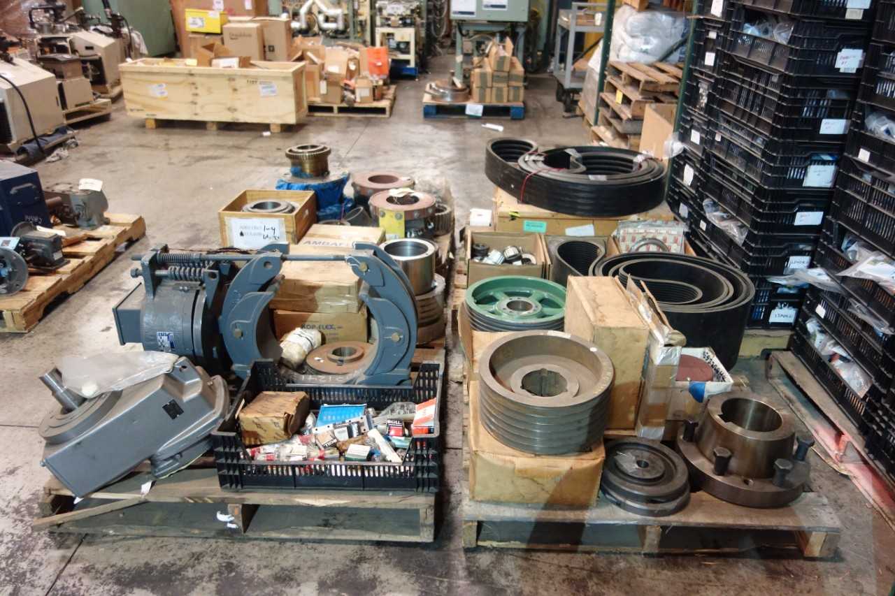 4 PALLETS OF ASSORTED POWER TRANSMISSION EQUIPMENT - POWER TRANSMISSION