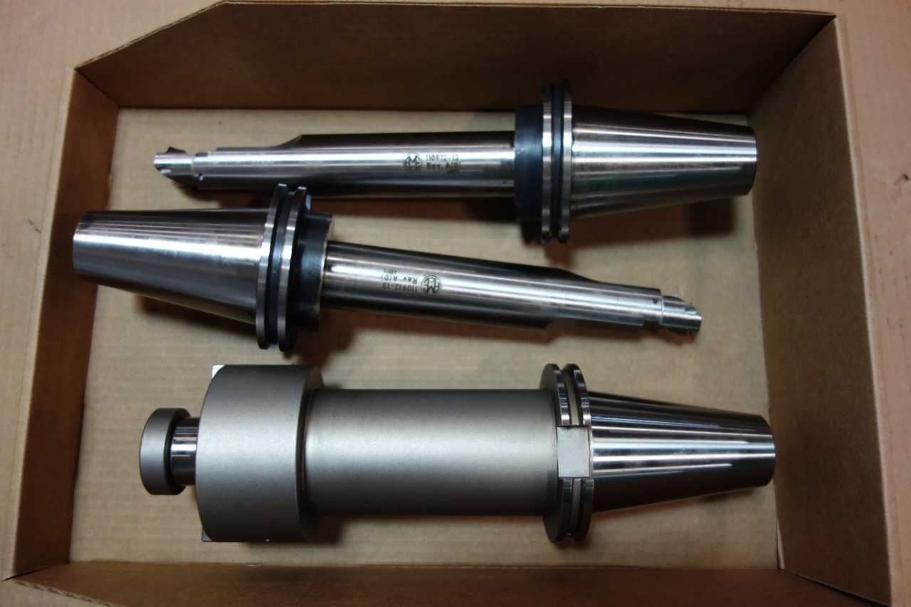 LOT OF ASSORTED CAT50 TOOL HOLDERS - AMEC, GS - ELECTRIC POWER TOOLS