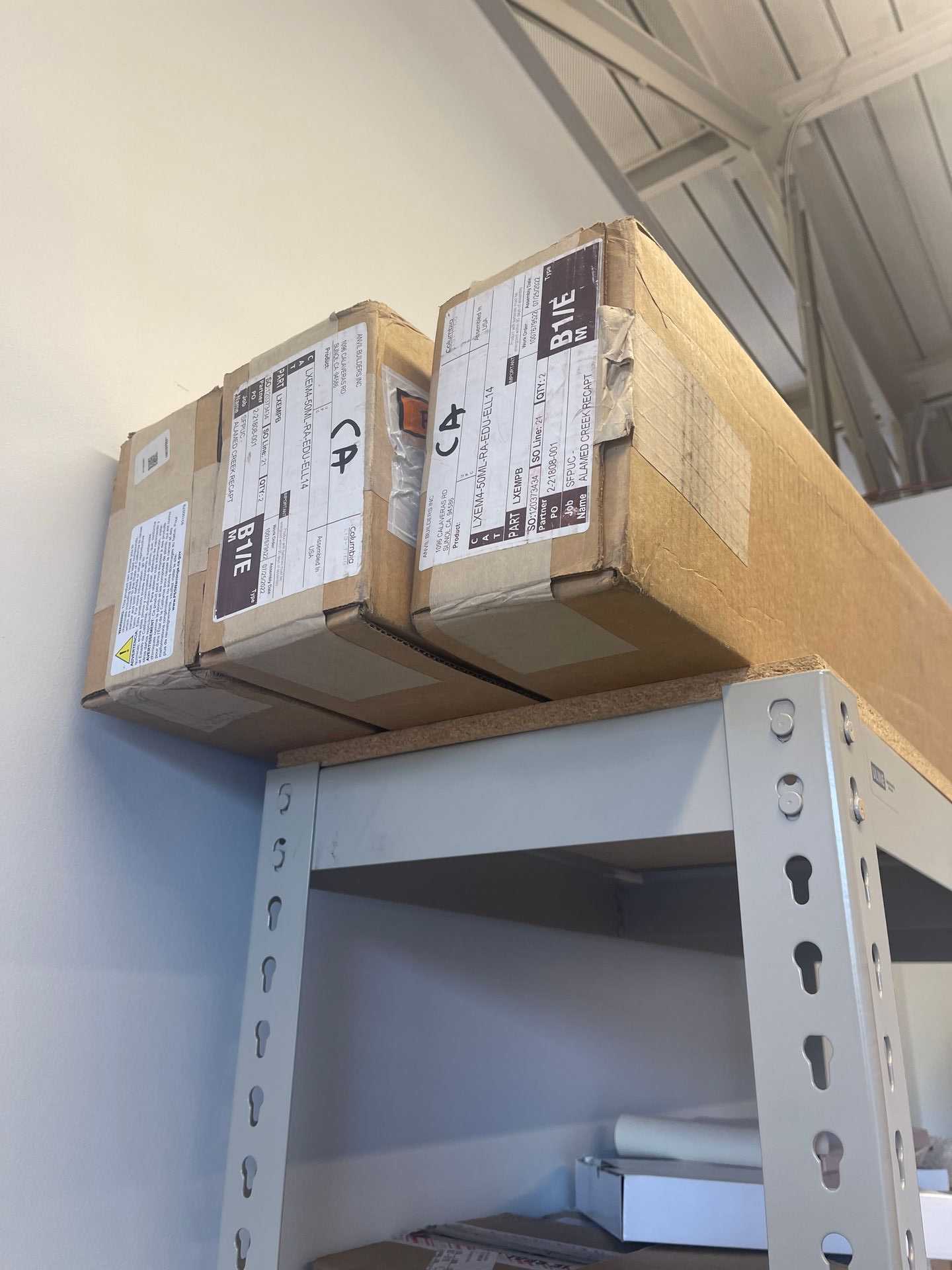 Bulk Lot of Lighting Package Equipment Including Wall Mount Lights, Drivers, Exit Signs & More - LIGHTING