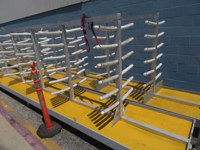 Aluminum Parts Storage Racks on Wheels (1) - MISCELLANEOUS