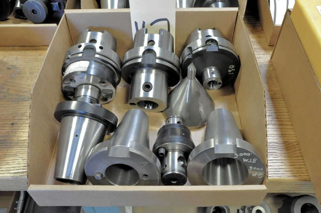 Lot-HSK100 AVS32,63, CAT 50-Taper Adaptors in (1) Box - MACHINING ACCESSORIES & TOOLING