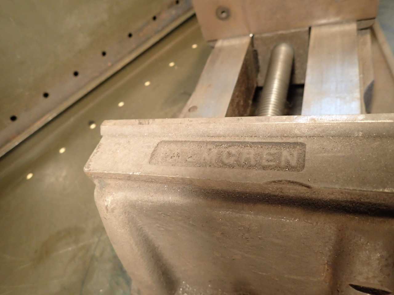 Palmgren 6" Mill Milling Machinist Vise: Jaws Open 6-5/8" w/ Ratchet Handle - MILLING MACHINE PARTS