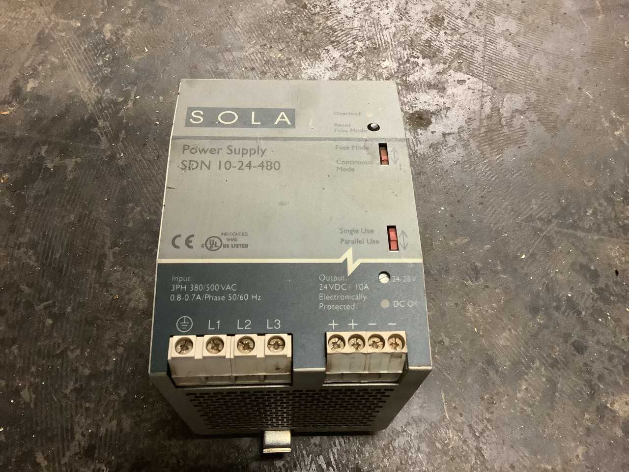 Lot of 15 SOLA SDN-10-24-480 Power Supply - ELECTRICAL COMPONENTS