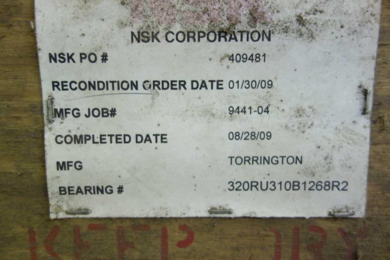 LOT OF 2 NSK 320RU310B12 68R2 ROLLER BEARINGS - BEARINGS