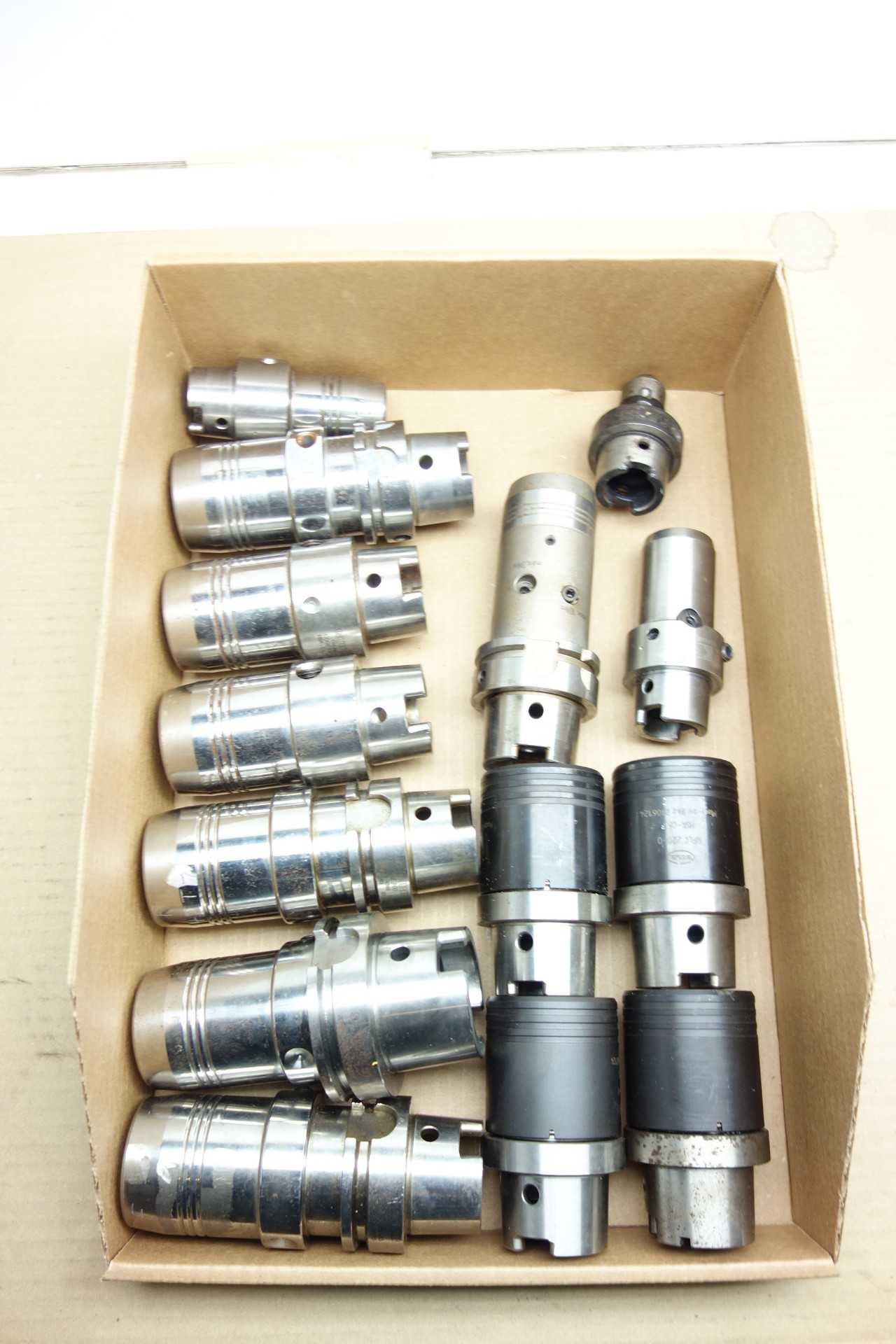 LOT OF ASSORTED HSK TOOL HOLDERS - ELECTRIC POWER TOOLS