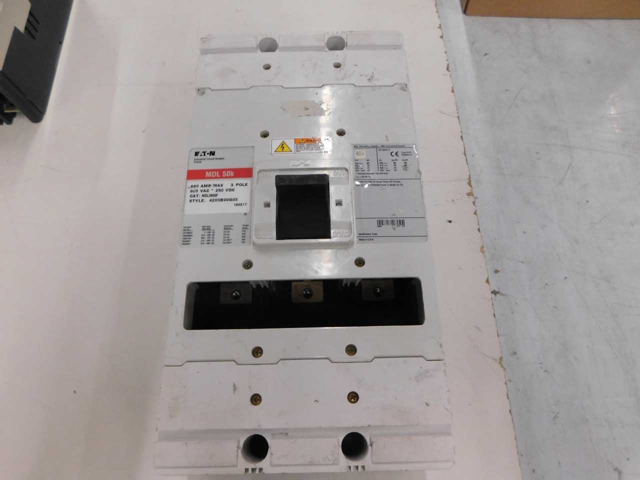 Lot of Quantity 1x MDL3800F MCCB/Molded Case Circuit Breaker - CIRCUIT BREAKERS
