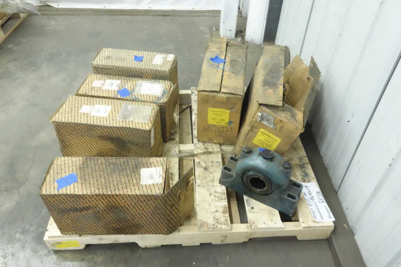 PALLET OF ASSORTED PILLOW BLOCK BEARINGS - BEARINGS