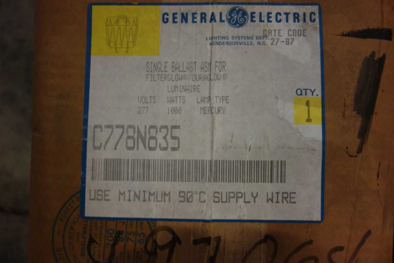 LOT OF ASSORTED GENERAL ELECTRIC GE BALLASTS - ELECTRIC MOTORS