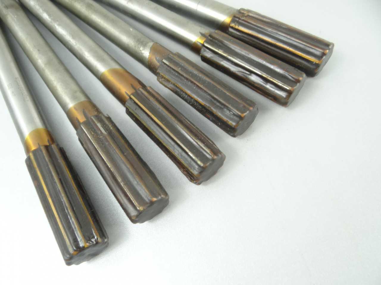 Lot of 6 Freshly Sharpened Metric HSS Chucking Reamers - MISCELLANEOUS