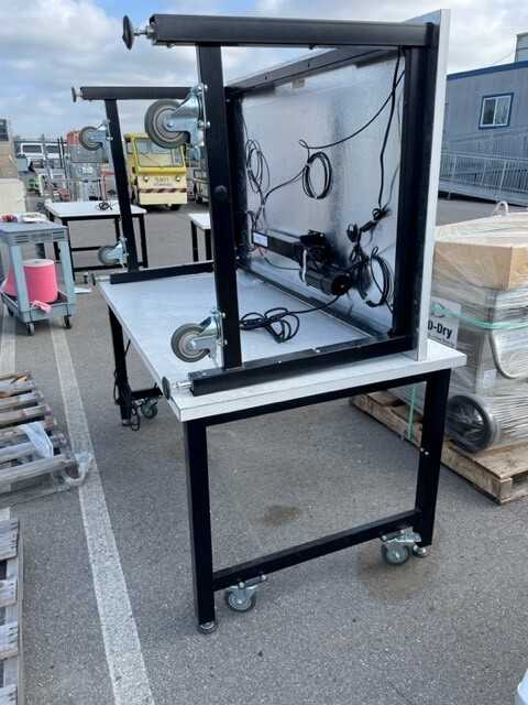 Lot of 2 Pac Electric Hydraulic Lift Workbenches - MATERIAL HANDLING