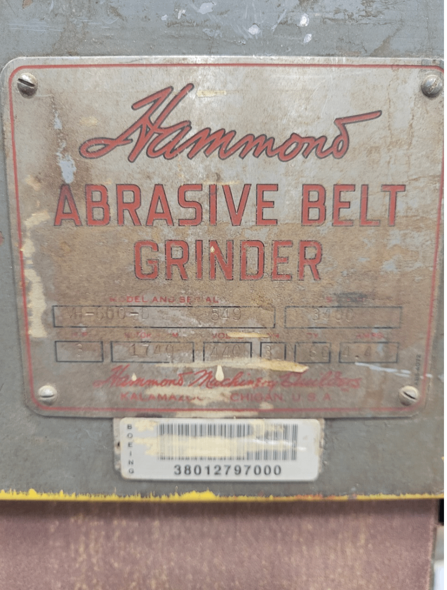 Abrasive Belt Grinder (2536324) - GRINDING MACHINES