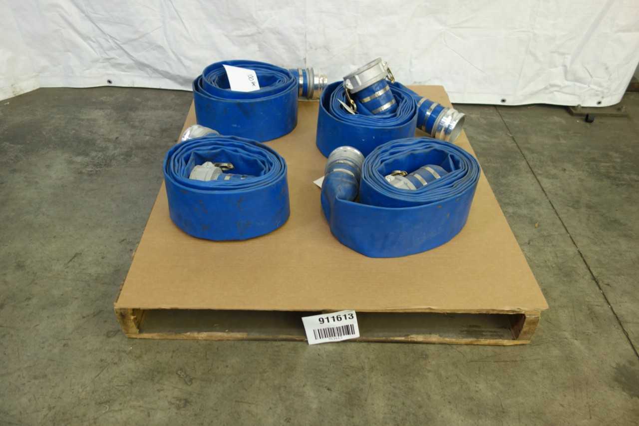 LOT OF 4 ALLIANCE DXP400 DISCHARGE HOSE ASSEMBLIES - HOSE