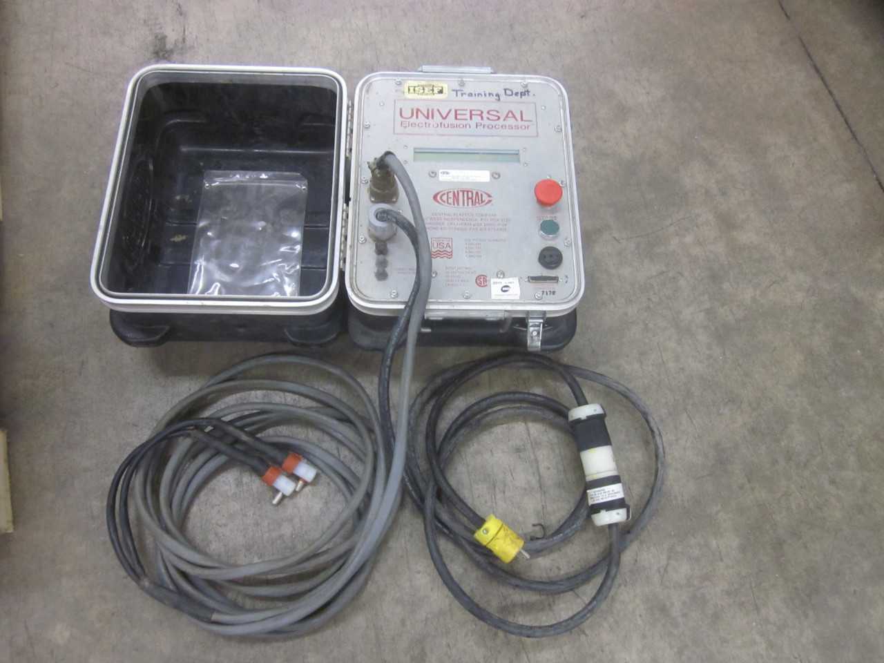Lot of 3 Central Plastics Universal Electrofusion Processors - ELECTRIC POWER TOOLS