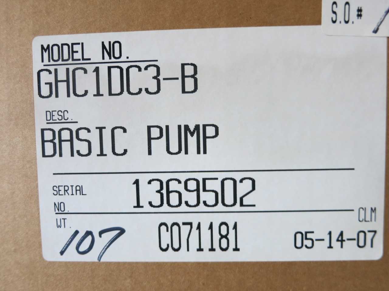 LOT OF 2 GORMAN-RUPP GHC1DC3-B POSITIVE DISPLACEMENT PUMP 1IN NPT - PUMPS