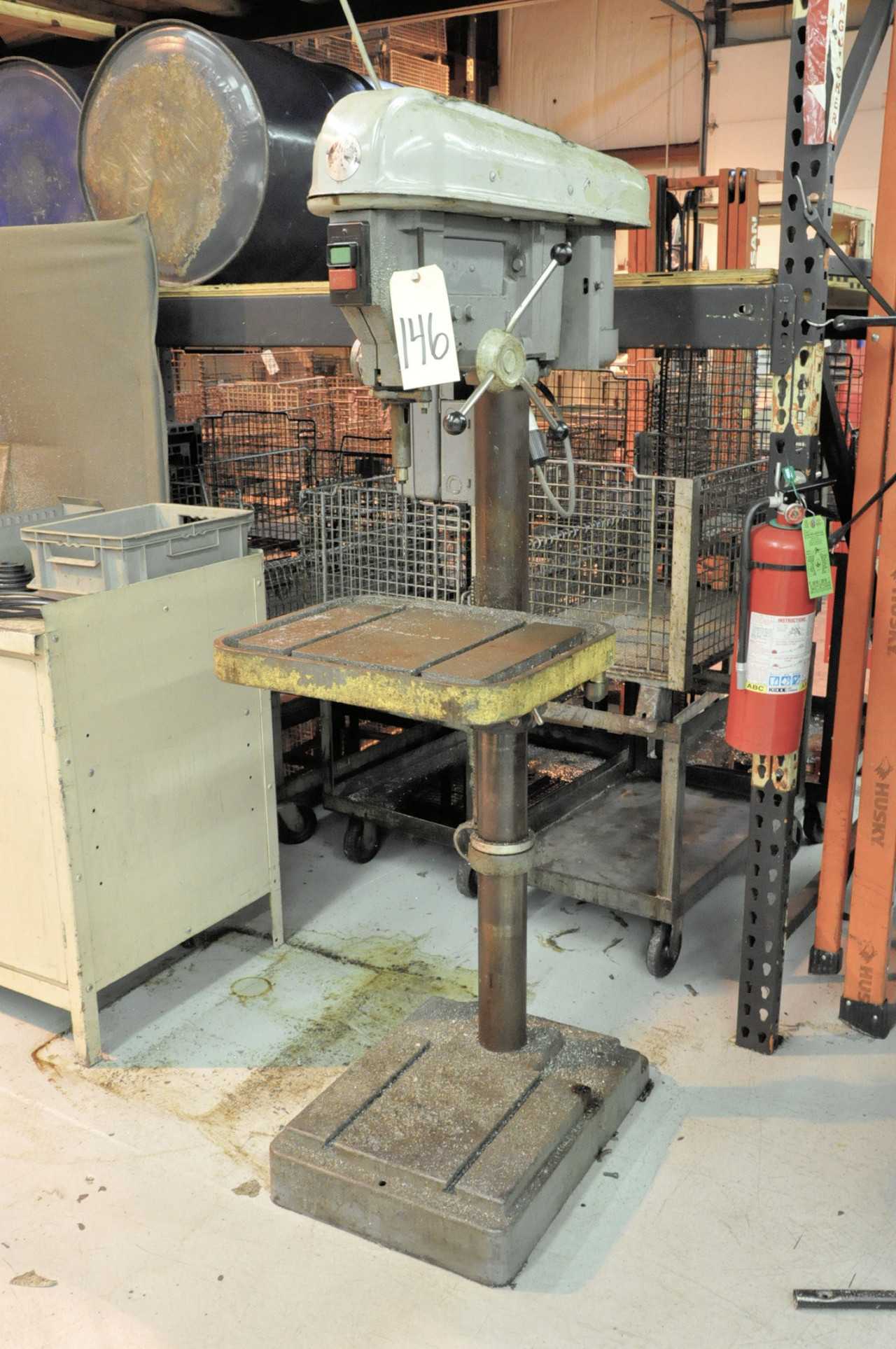 DELTA ROCKWELL MODEL 17-600, 17" Floor Type Drill Press, - UPRIGHT DRILL PRESSES