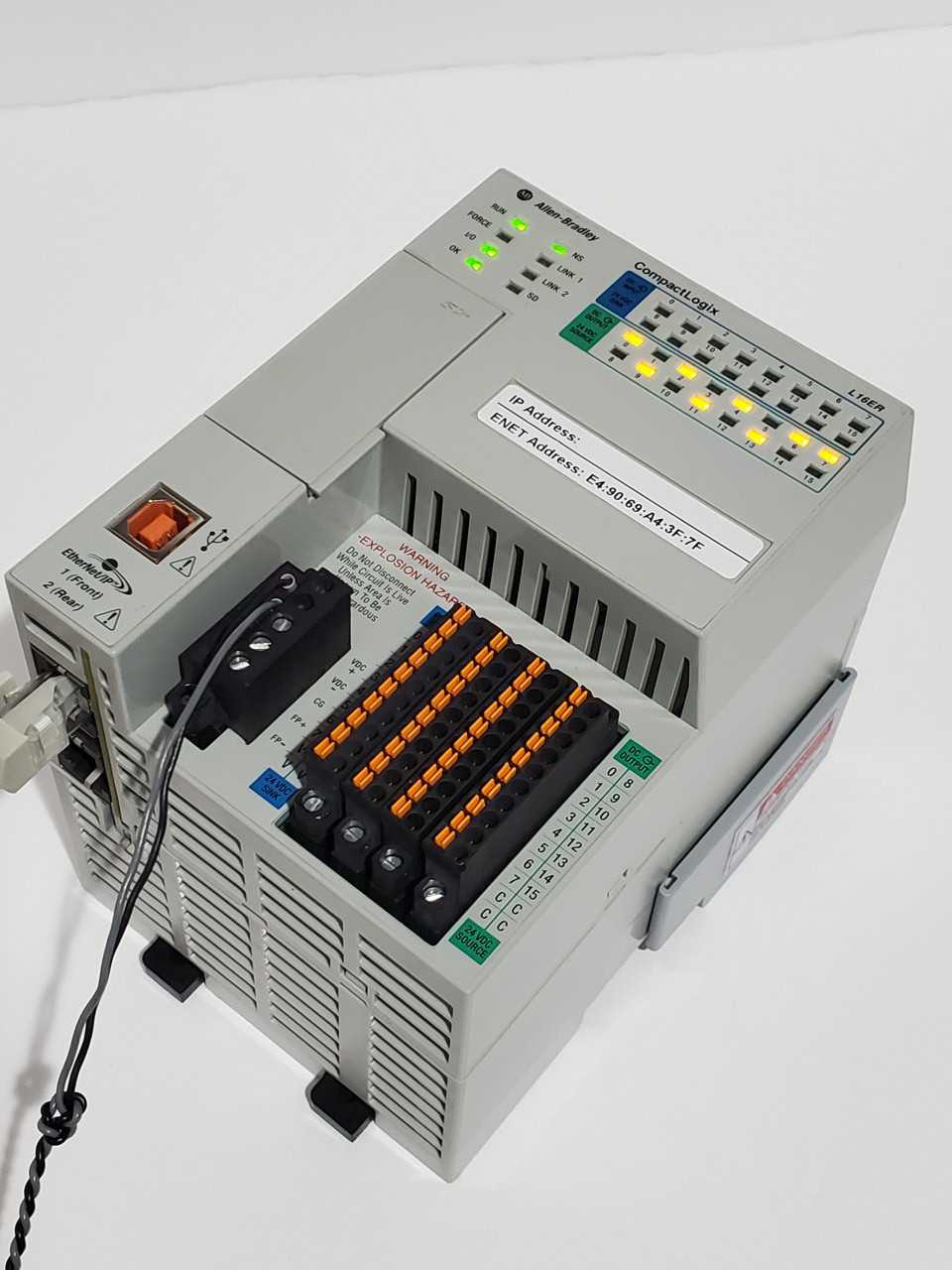 Allen Bradley CompactLogix 1769-L16ER-BB1B - AUTOMATION & CONTROLS