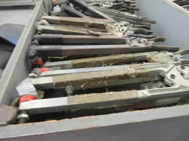 Cart full of Vice Grip Clamps - MISCELLANEOUS