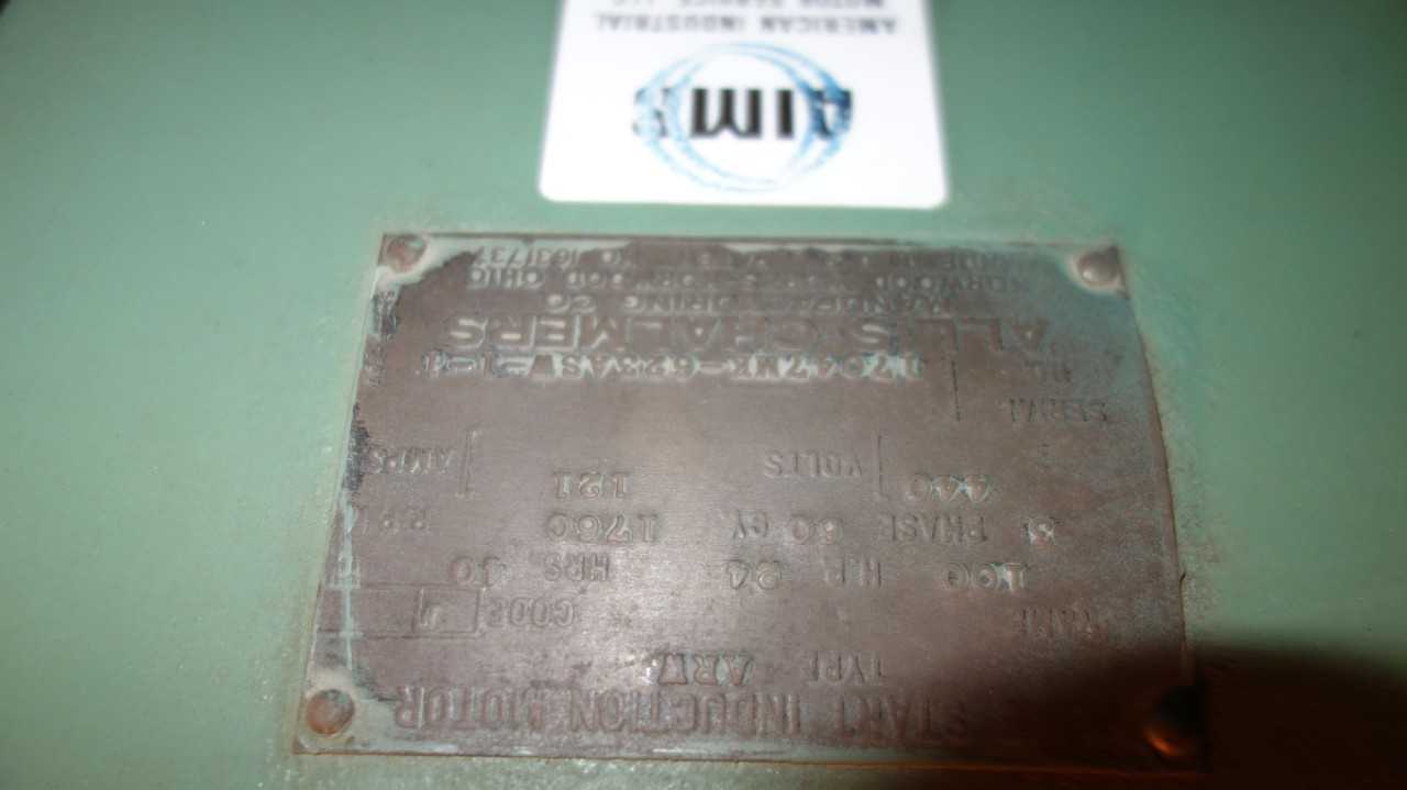 LOT OF 2 ALLIS CHALMERS ARW INDUCTION MOTOR - ELECTRIC MOTORS